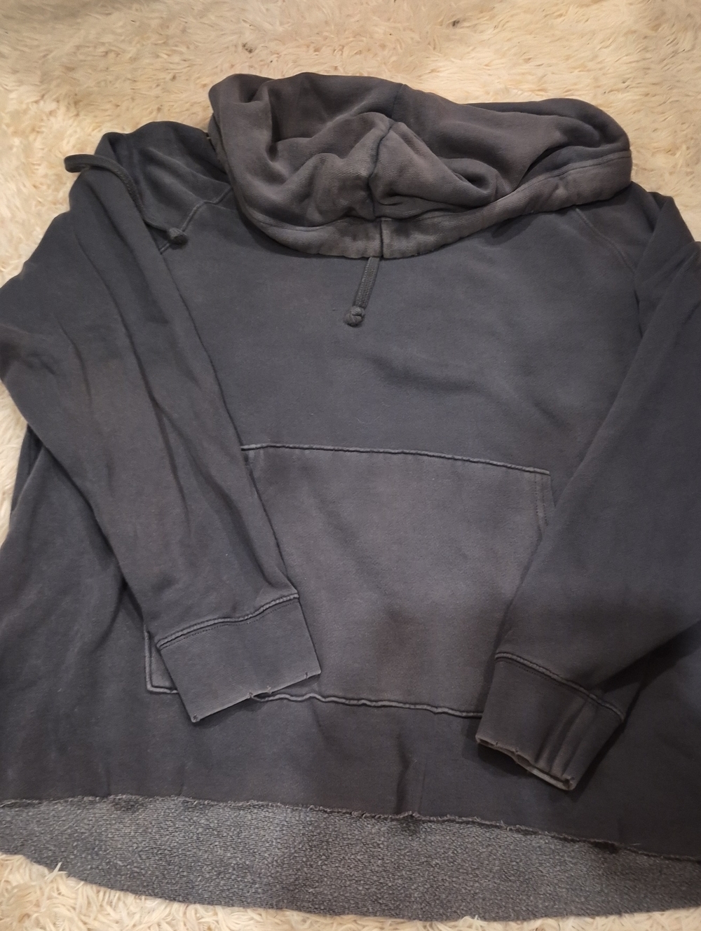 aerie Men's Dark Charcoal Hoodie Pullover